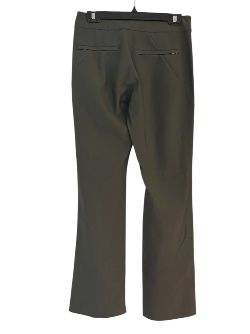 Athleta Stellar Flare Trouser Size 6 Petite Olive Green - Picture 5 of 15